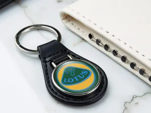 Lotus Porte-clés Cuir Perso Haut de Gamme Modulable